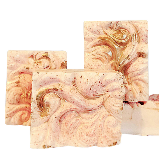 PINK CLAY BEAUTY BARS - 2 PACK + FREE SOAP POUCH