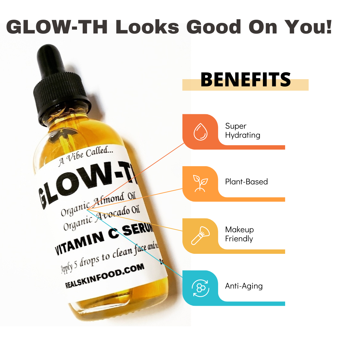 GLOW-TH - Almond & Avocado Vitamin C Serum